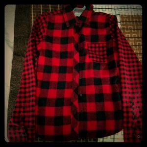 Red flannel shirt